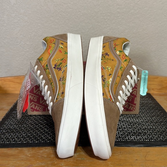 Vans Comfycush Old Skool Fatal Floral Golden Brown men’s size 13 - Picture 5 of 10